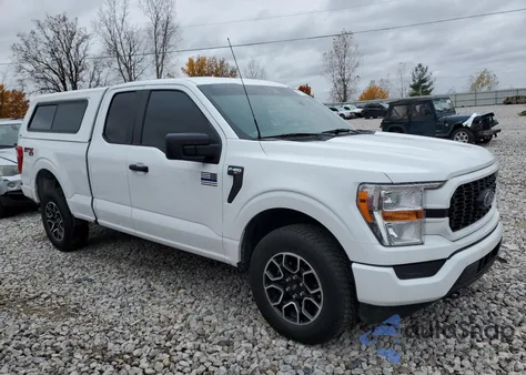 2022 Ford F150 Super Cab из США, поврежденный, VIN 1FTEX1EP7NFA45857